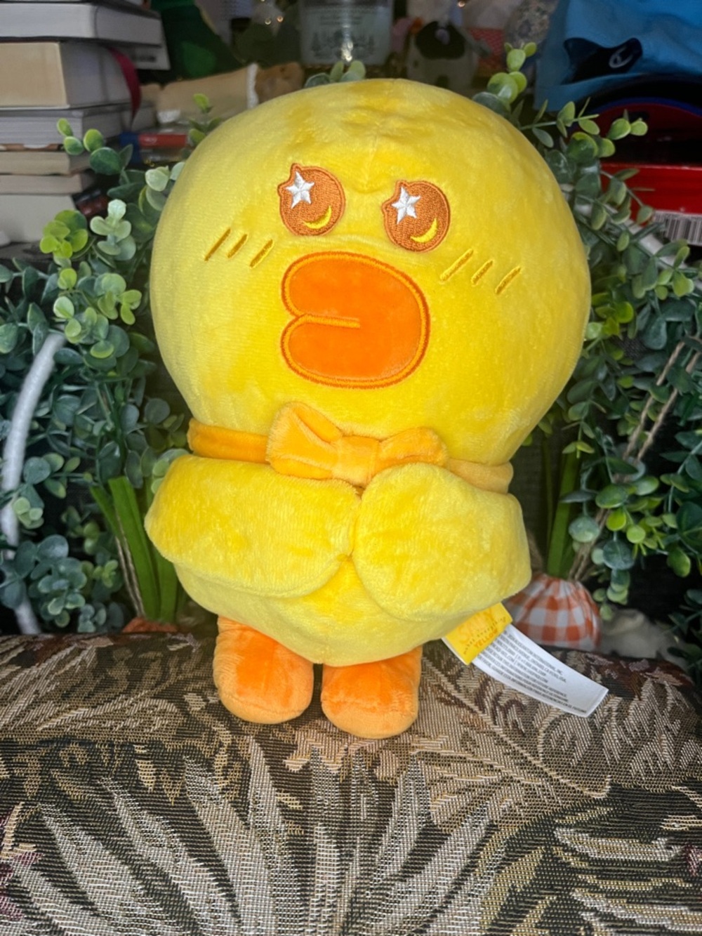 Yellow Starry-Eyed Duck Plush